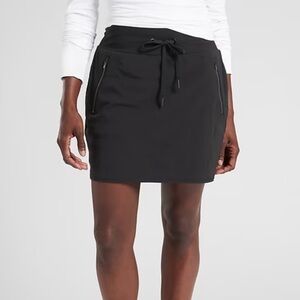 Athleta Trekkie Skort Jupe Short Black 6 New With Tags
